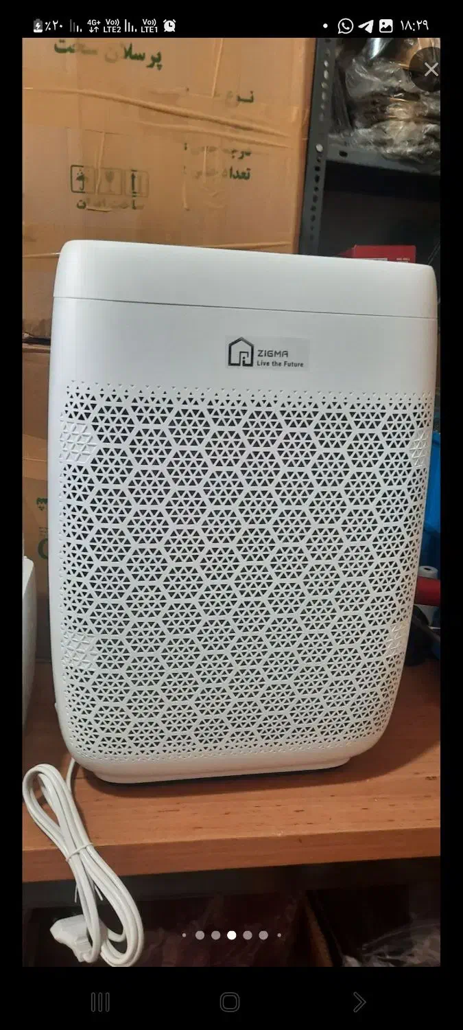 دستگاه تصفیه هوا زیگما-المانZIGMA|پنکه و تصفیه‌کنندهٔ هوا|تهران, فردوسی|دیوار