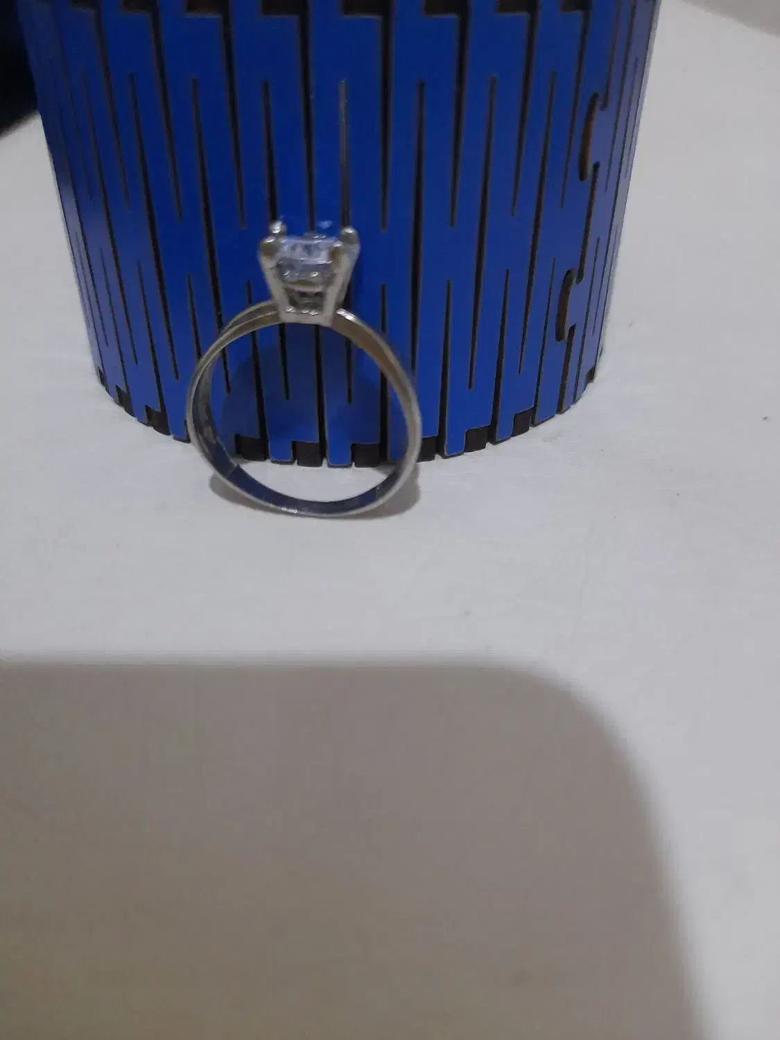 انگشتر تک نگین نقره نو نو|جواهرات|خرم‌آباد, |دیوار