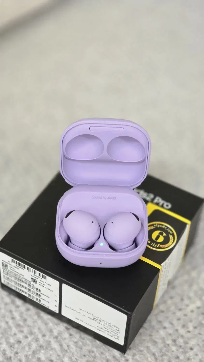 کاملا سالم نو رنگ یاسی buds2 pro samsung|لوازم جانبی موبایل و تبلت|تهران, علم و صنعت|دیوار