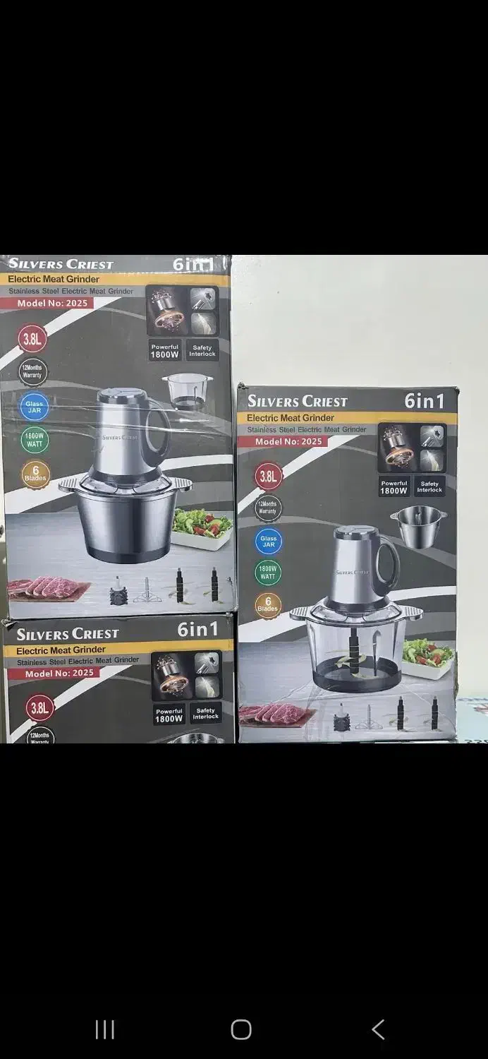 خرد کن سیلور کرست ۲۰۲۵دو کاسه زیر قیمت بازار|خردکن، آسیاب، غذاساز|همایجان, |دیوار