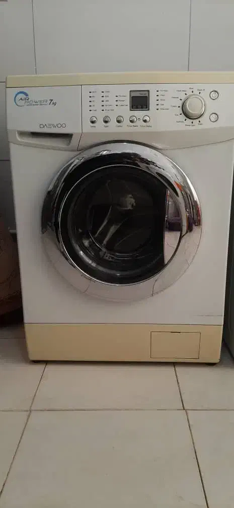 لباسشویی دوو 7کیلو کرمی دیجیتال|ماشین لباسشویی و خشک‌کن لباس|سنندج, |دیوار