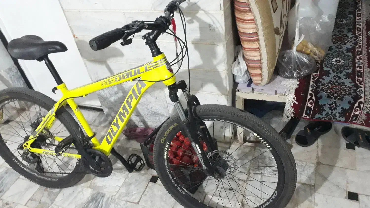 دوچرخه 26 دنده ای المپیا ترمز دیسکی|دوچرخه، اسکیت، اسکوتر|قزوین, |دیوار