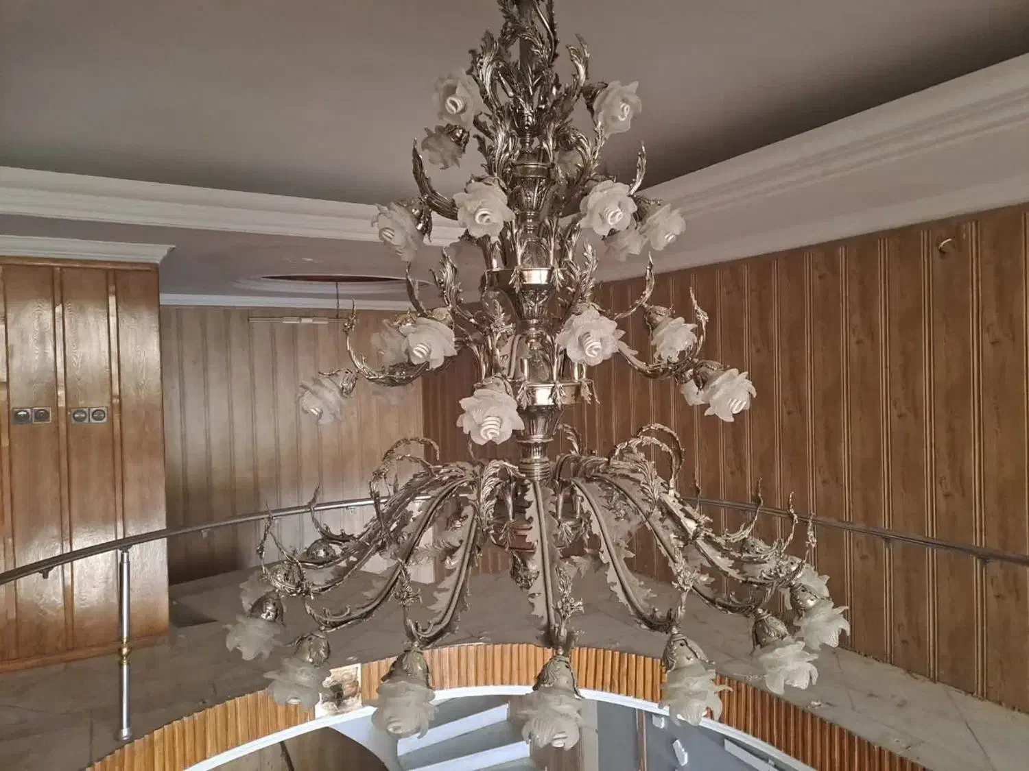 لوستر تمام برنج شیک|لوستر و چراغ آویز|مشهد, آزادشهر|دیوار