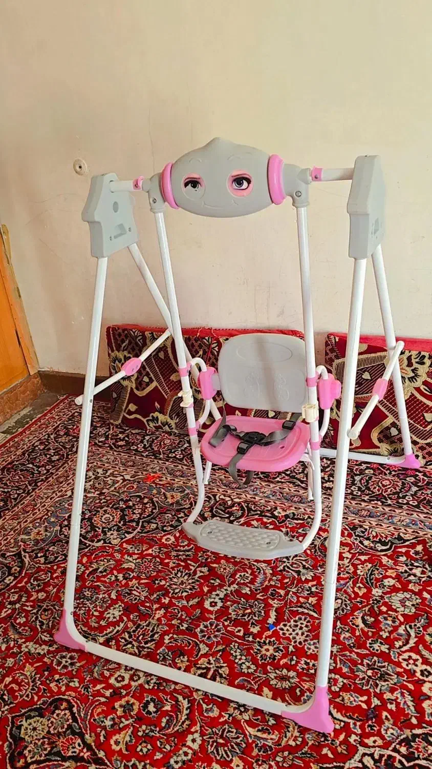 کالسکه روروک کریر درحدنو تاب بچه و صندلی غذای بچه|کالسکه و لوازم جانبی|امیدیه, |دیوار