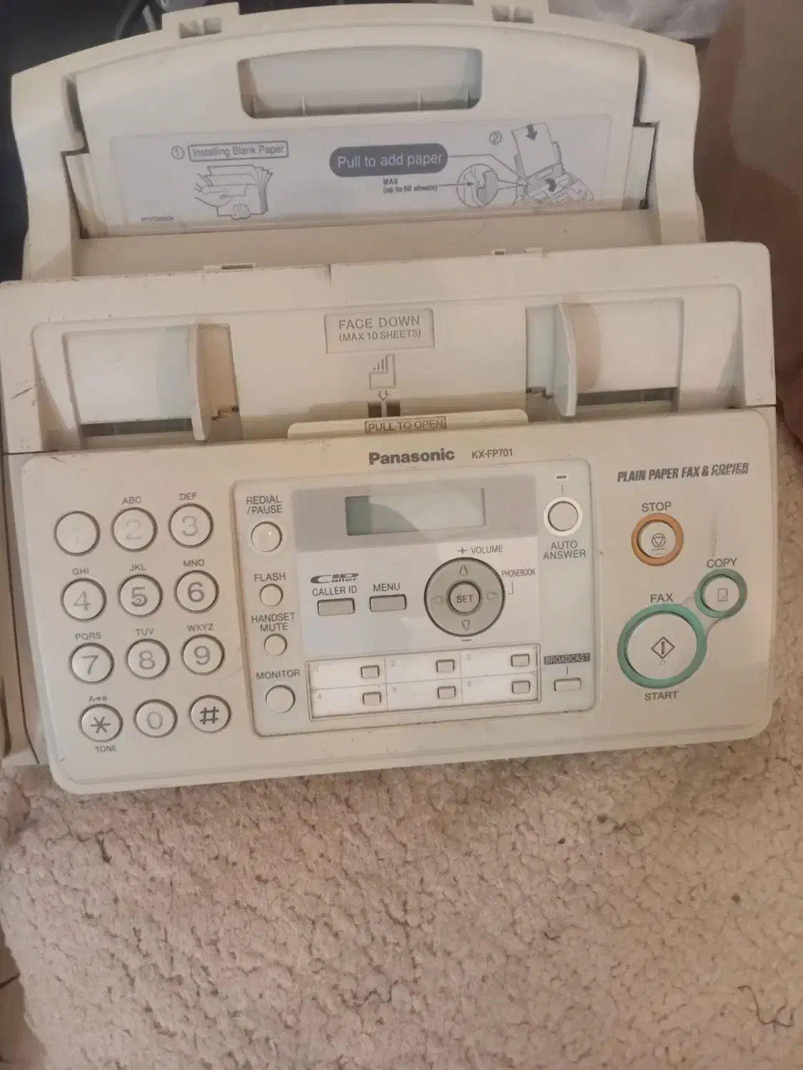 فکس پاناسونیک|پرینتر، اسکنر، کپی، فکس|تهران, مجیدآباد|دیوار