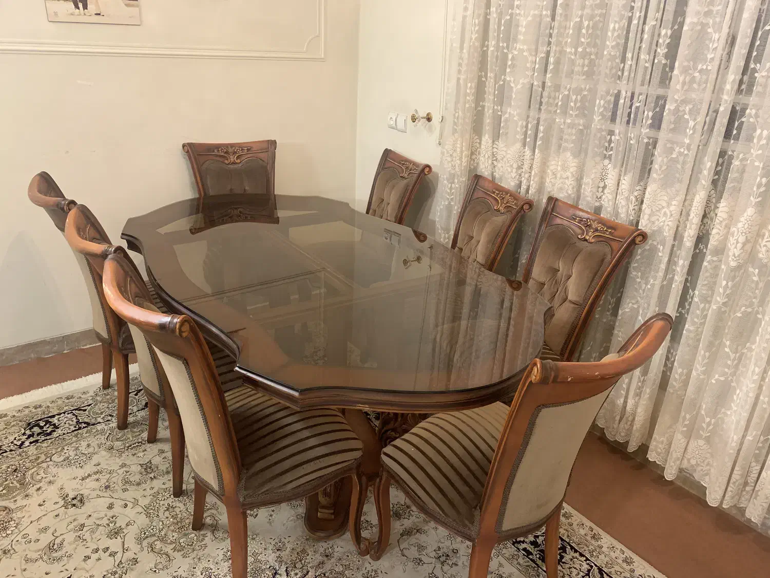 میزناهارخوری ۸نفره|میز و صندلی غذاخوری|شیراز, شهرک سراج‎|دیوار