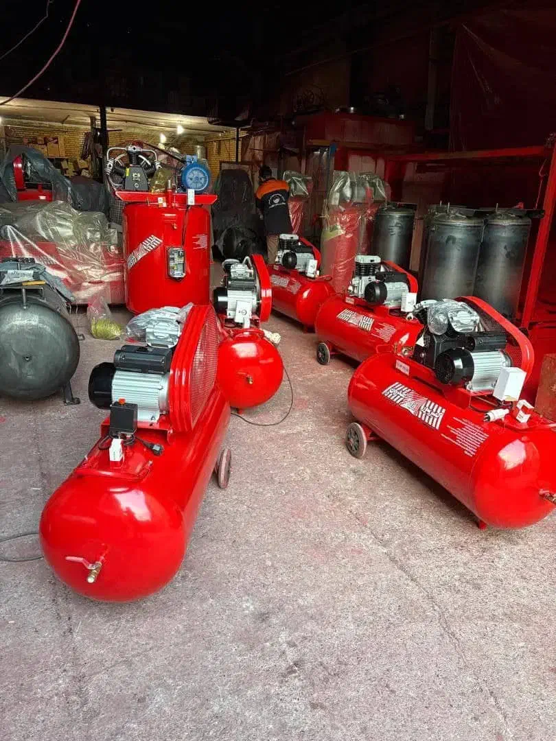 فروش پمپ باد ۲۵۰ لیتری قیمت جشنواره اقساطی|ماشین‌آلات صنعتی|تنکابن, |دیوار