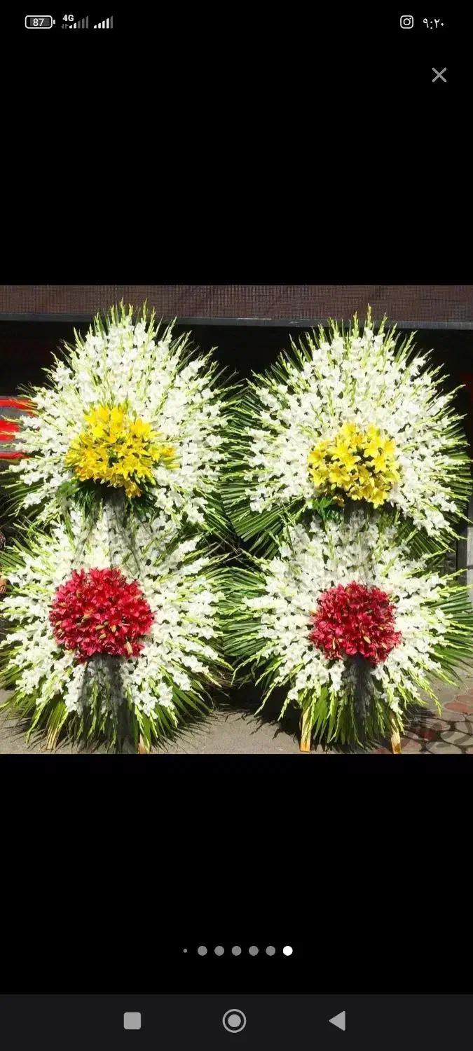 تاج گل های طبیعی ..ترحیم تبریک تسلیت افتتاحیه|خدمات پذیرایی، مراسم|ری, صالح‌آباد شرقی|دیوار