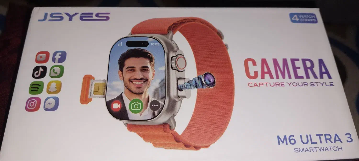 ساعت M6 ULTRA3،سیمکارت خور،دوربین دار|ساعت|شاهینشهر, حافظ شمالی|دیوار