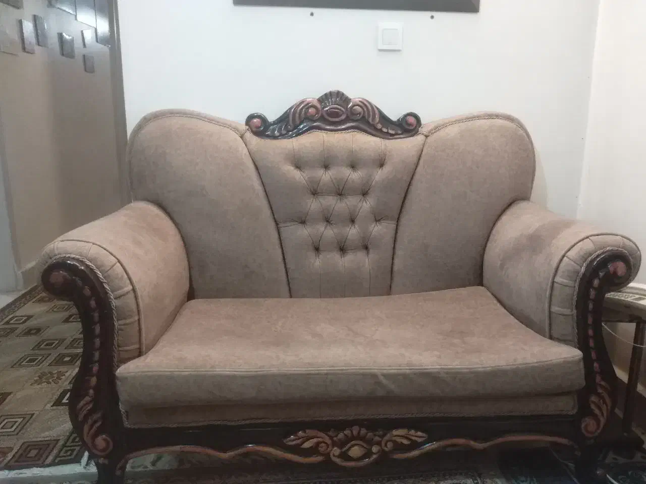 فروش مبل ۷نفره سالم|مبلمان خانگی و میز عسلی|ری, تقی آباد|دیوار