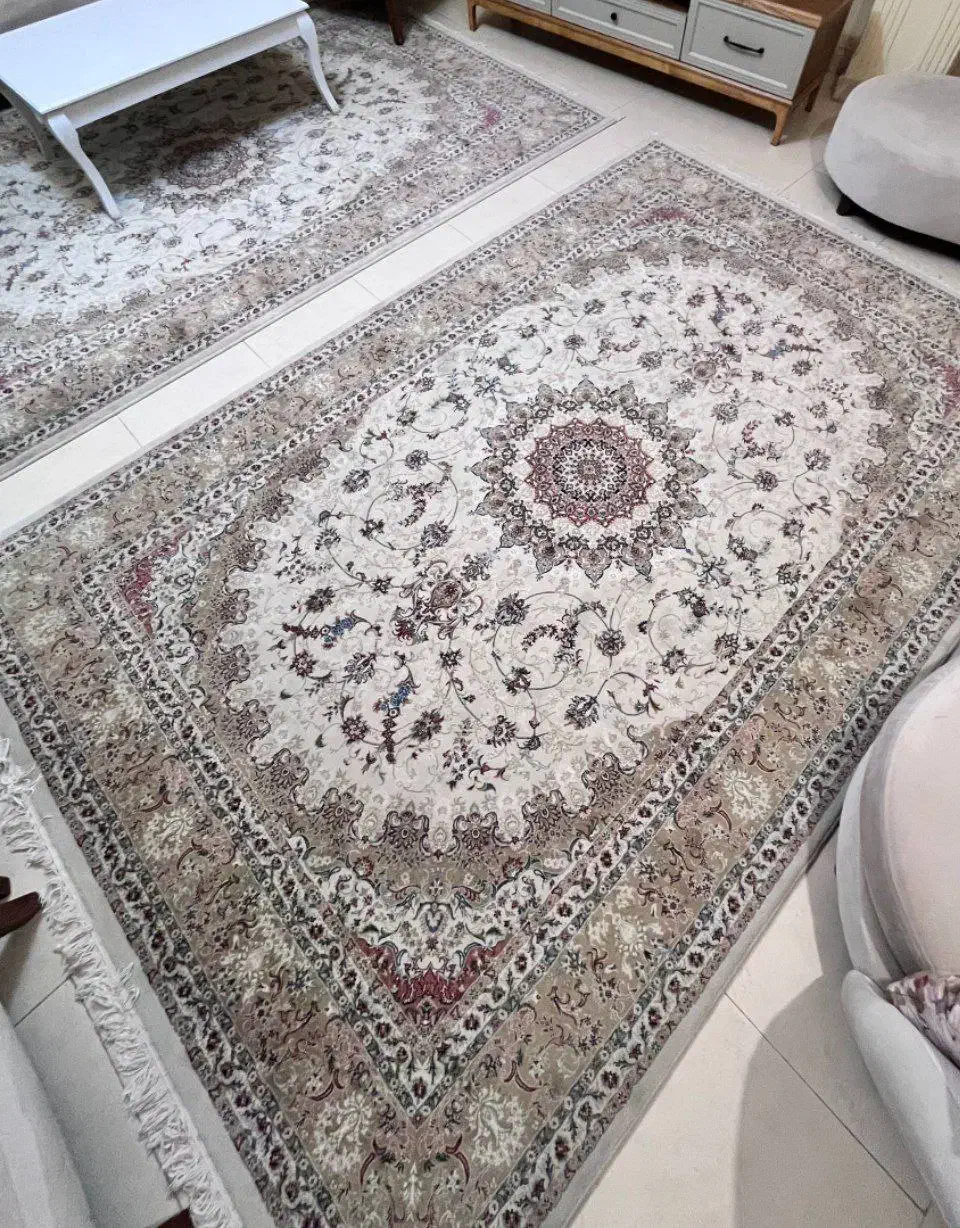 ۲ عدد فرش ۶ متری (۱۲۰۰ شانه)|فرش|رشت, پارک شهر|دیوار