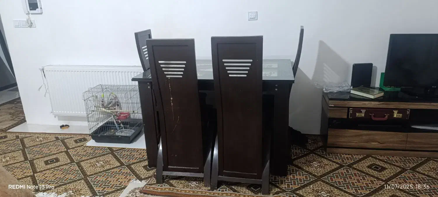 میز نهار خوری چهار نفره|میز و صندلی غذاخوری|شاهدشهر, |دیوار