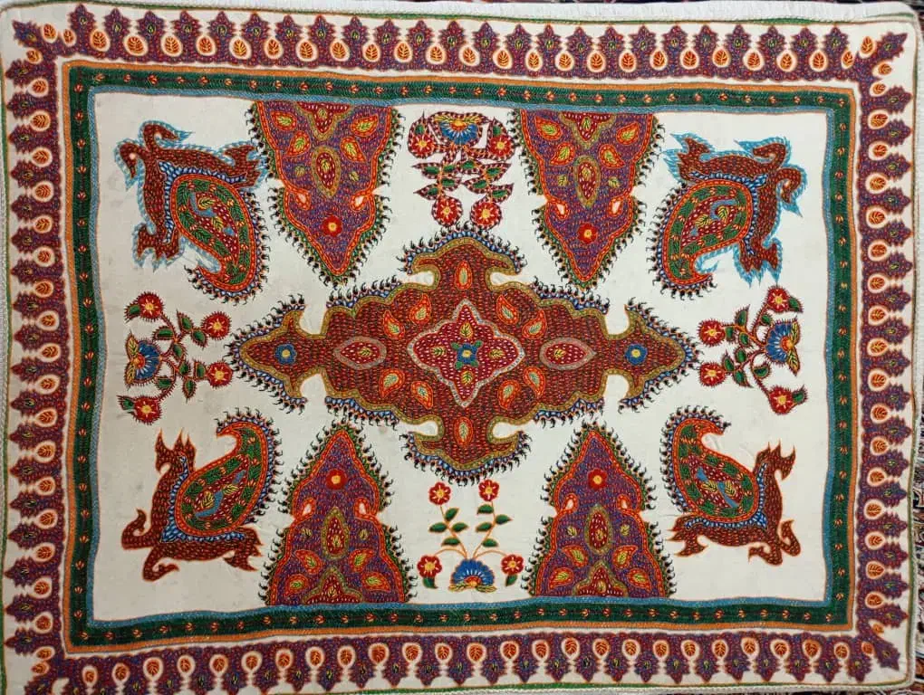 پشتی پته با دوخت تمیز|پشتی|زرند, |دیوار