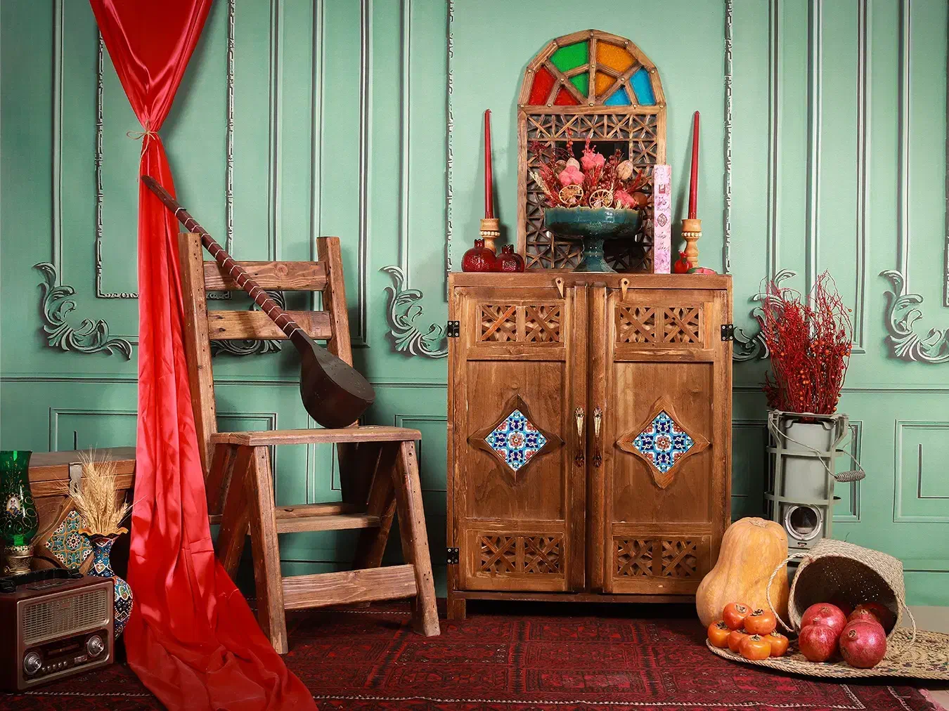 عکاسی با دکور یلدا|خدمات پذیرایی، مراسم|یزد, |دیوار