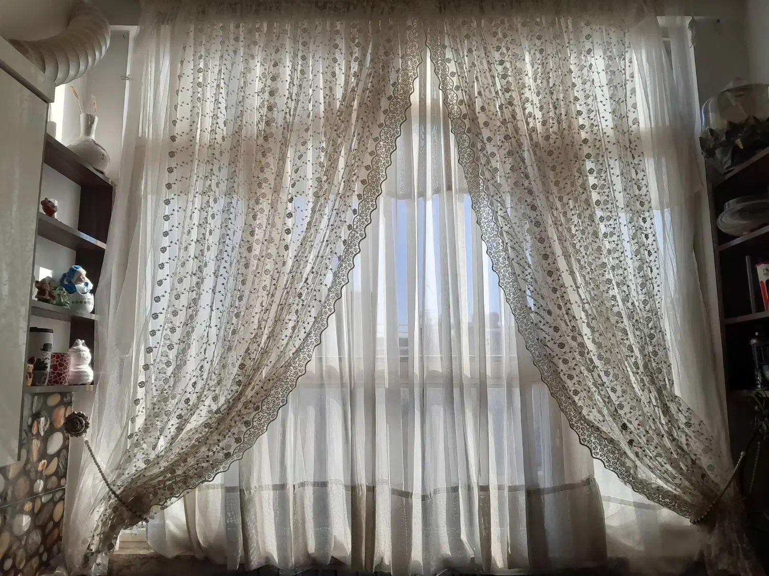 پرده کلبه ای|پرده، رانر، رومیزی|مشهد, فریزی|دیوار