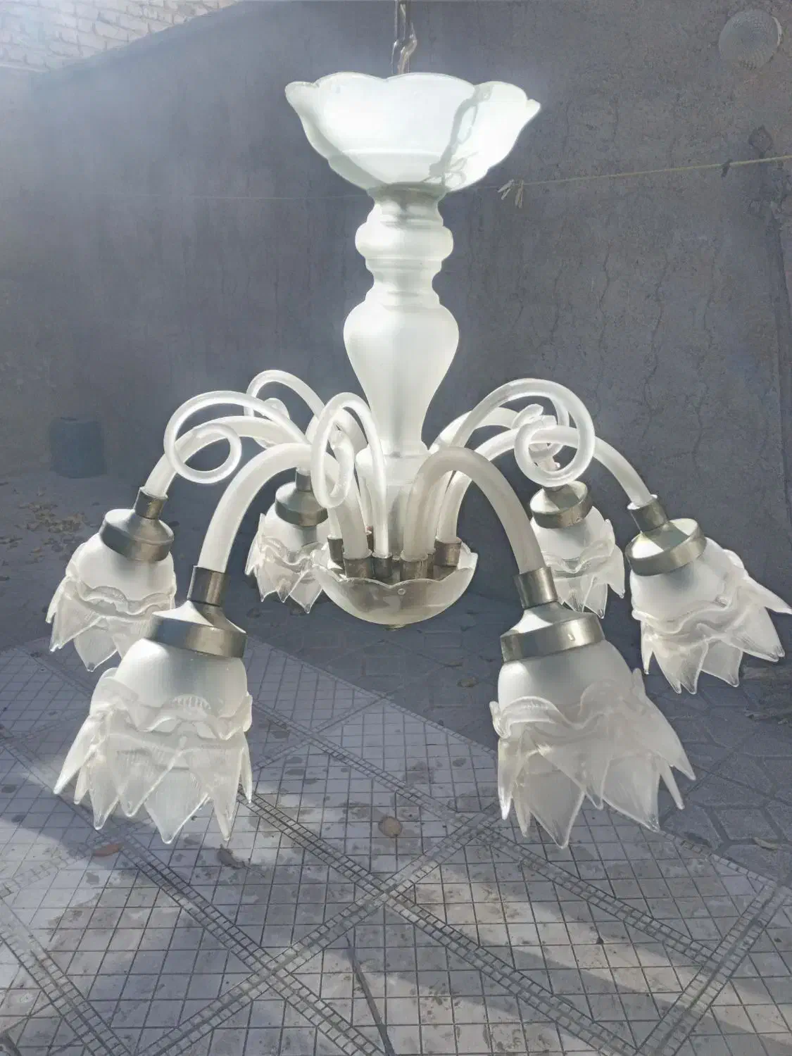 لوستر ۶شاخه|لوستر و چراغ آویز|اردبیل, |دیوار