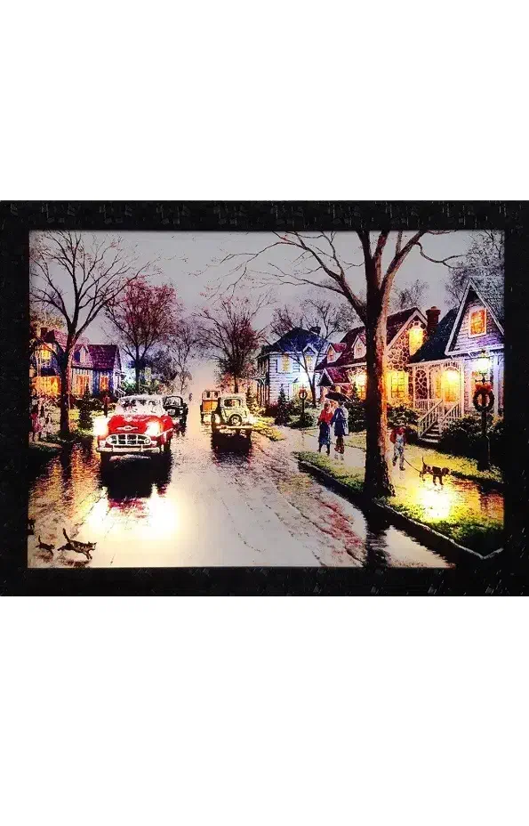 تابلو نوری بک لایت|تابلو، نقاشی، عکس|مهاجران, |دیوار