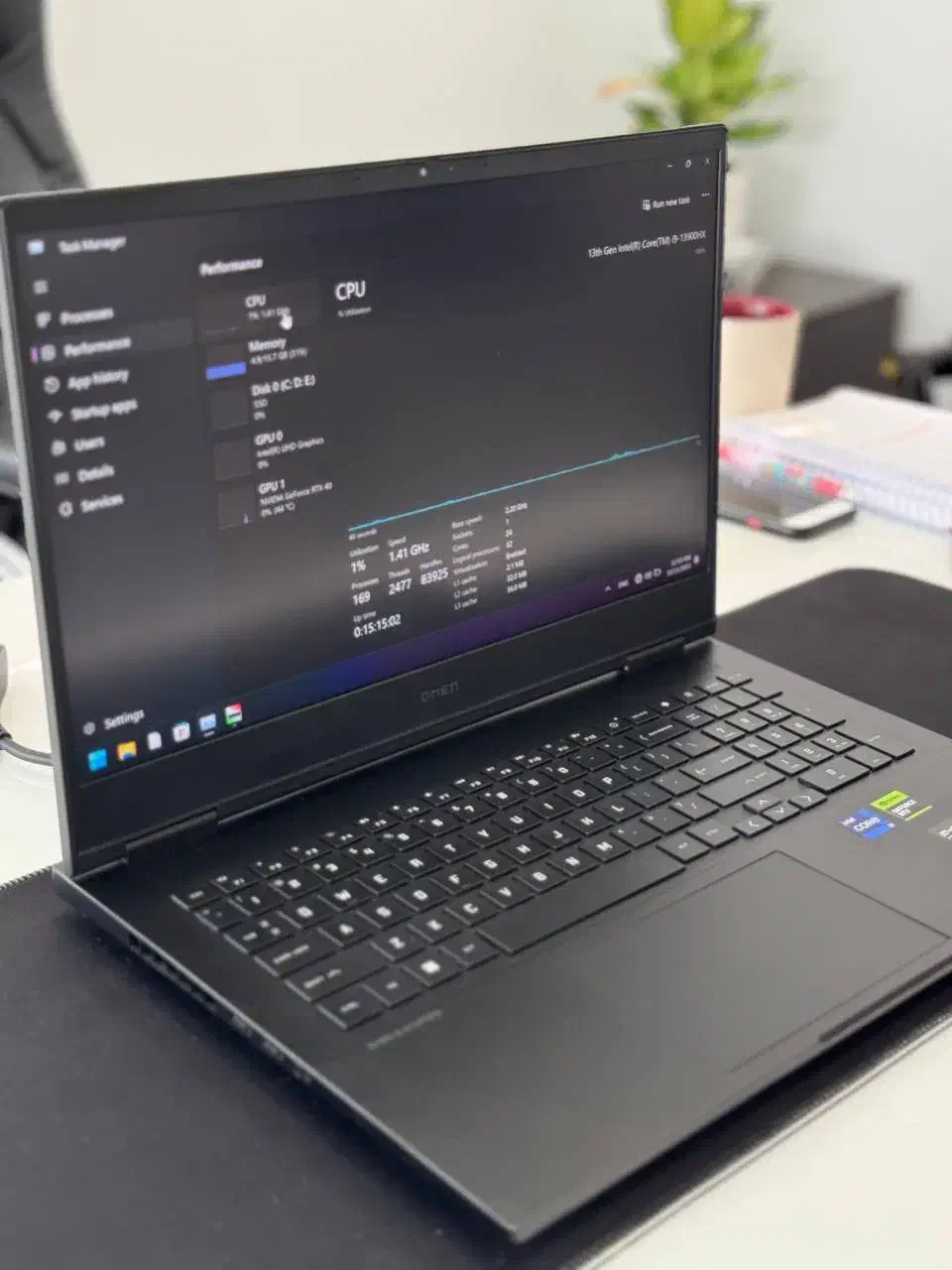 HP omen 16 8G 4060 لپتاپ گیمینگ|رایانه همراه|تهران, عباسآباد|دیوار