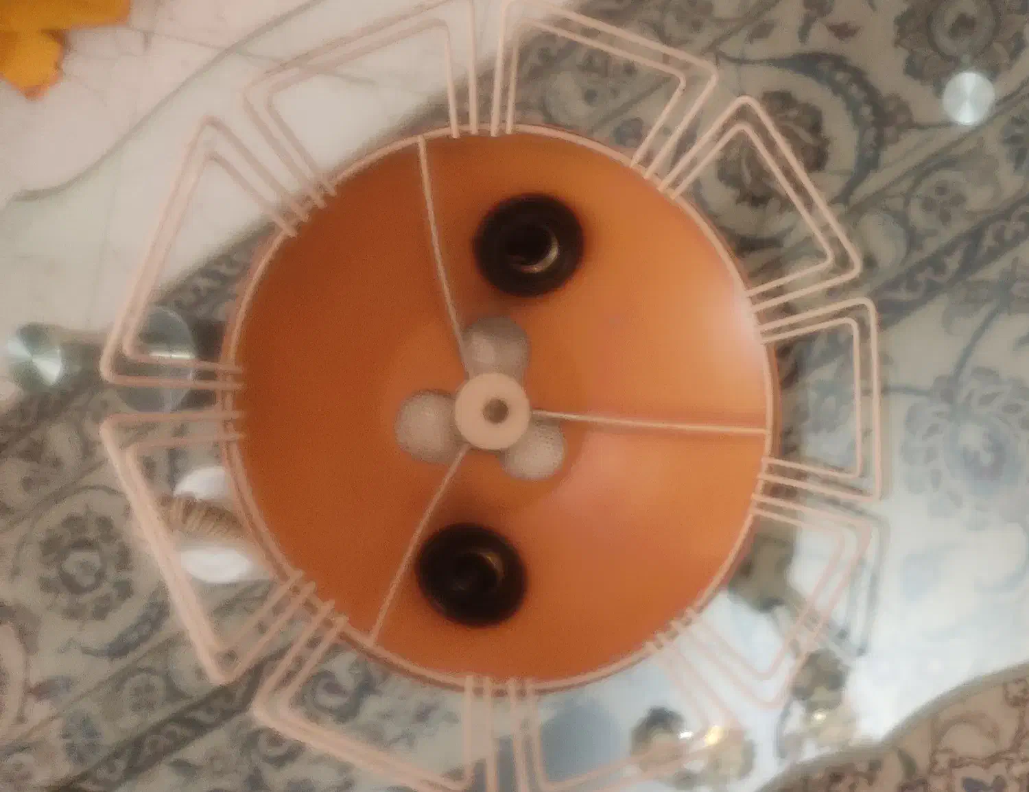 لوستر فلزی دو شعله|لوستر و چراغ آویز|اصفهان, مرداویج|دیوار