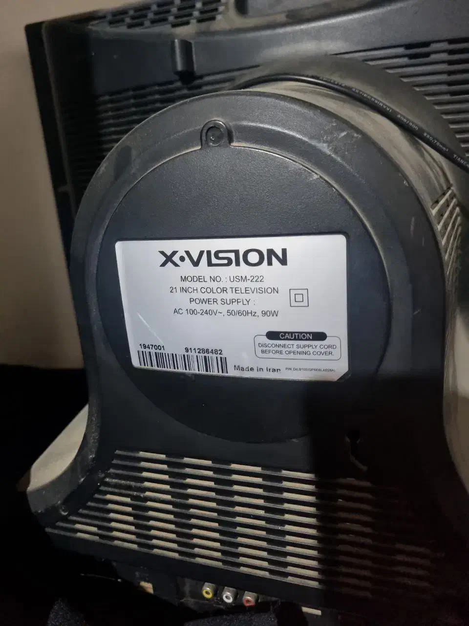 تلویزیون ۲۱اینچ ایکس ویژن|تلویزیون و پروژکتور|قوچان, |دیوار