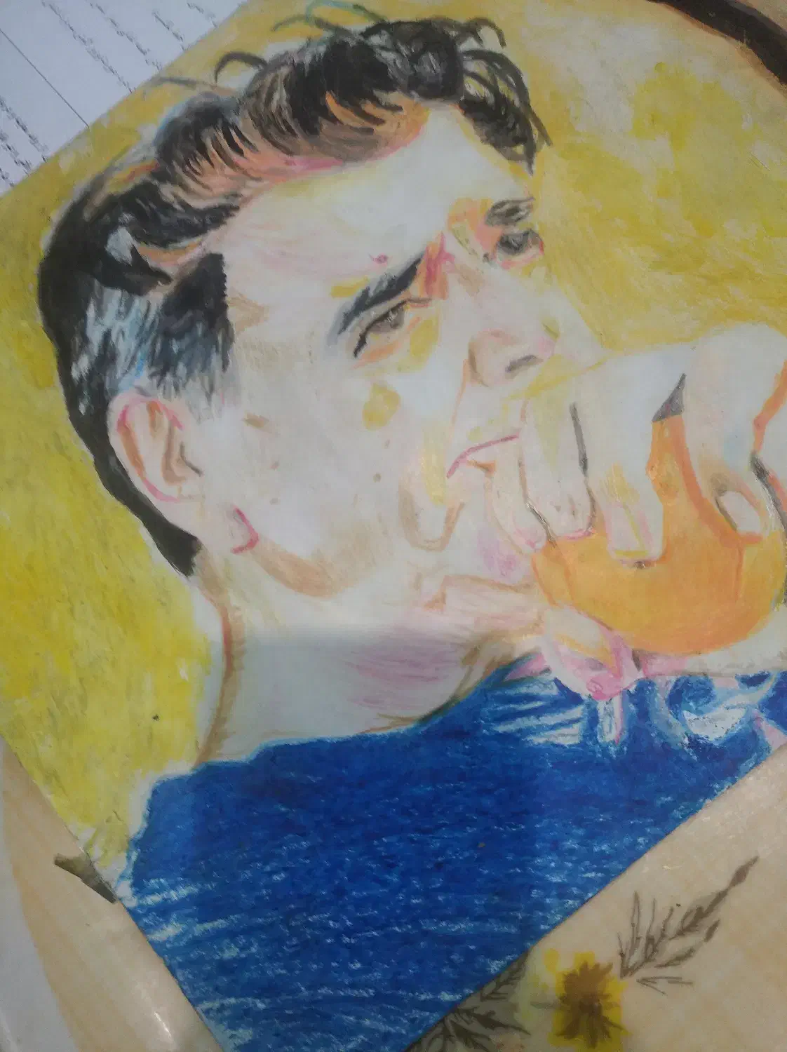 نقاشی استاد موسیقی|تابلو، نقاشی، عکس|زنجان, |دیوار