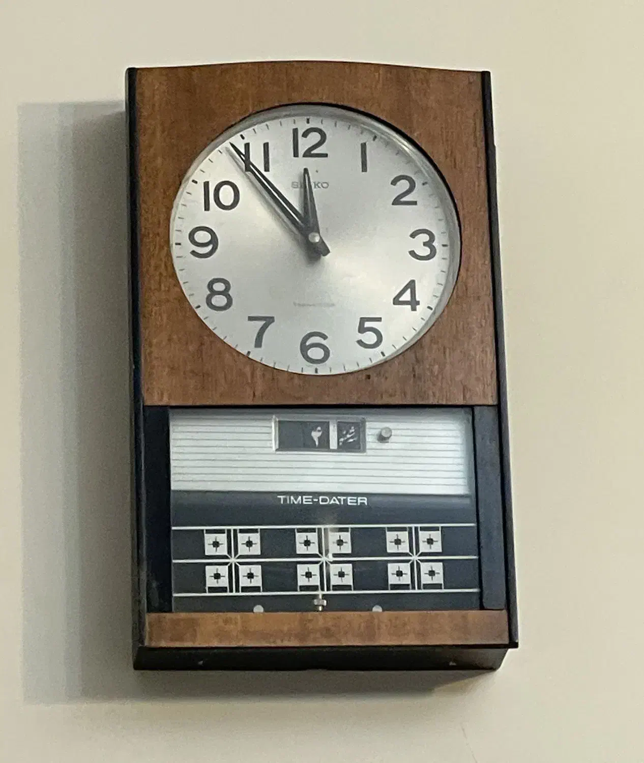 ساعت دیواری آنتیک سیکو ژاپن|کلکسیون اشیاء عتیقه|نشتارود, |دیوار