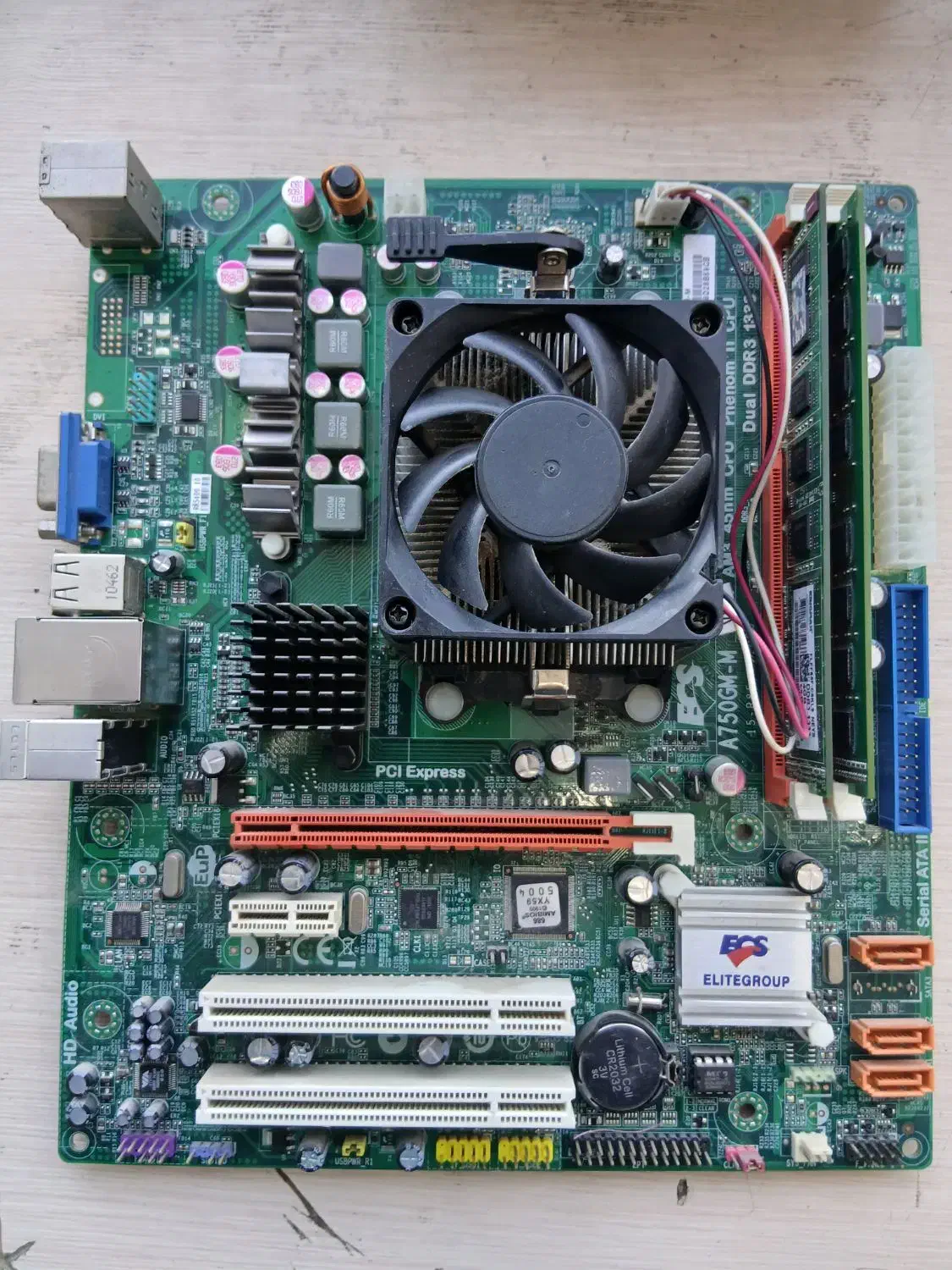 باندل مادربردوسی پی یو ورم ddr3|قطعات و لوازم جانبی رایانه|ملارد, |دیوار