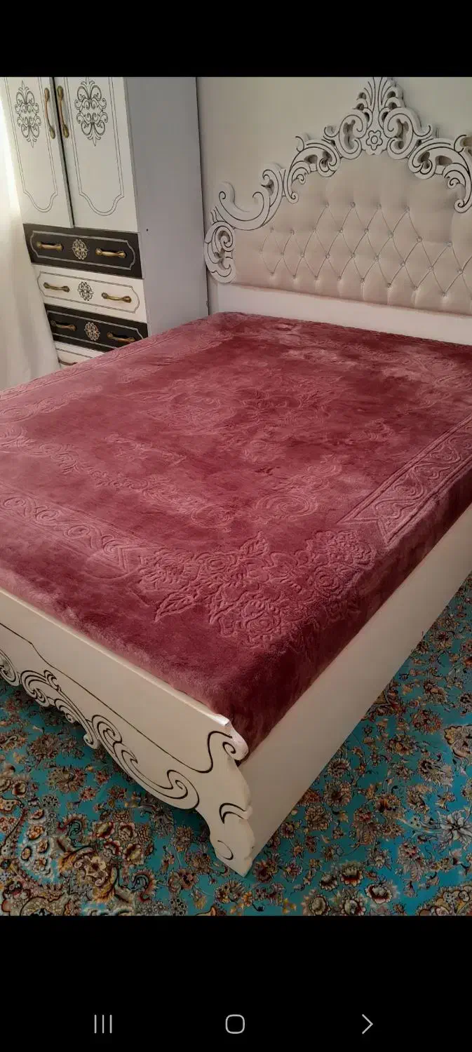 سرویس چوب درحدنو کاملا تمیز|تخت و سرویس خواب|کبودرآهنگ, |دیوار