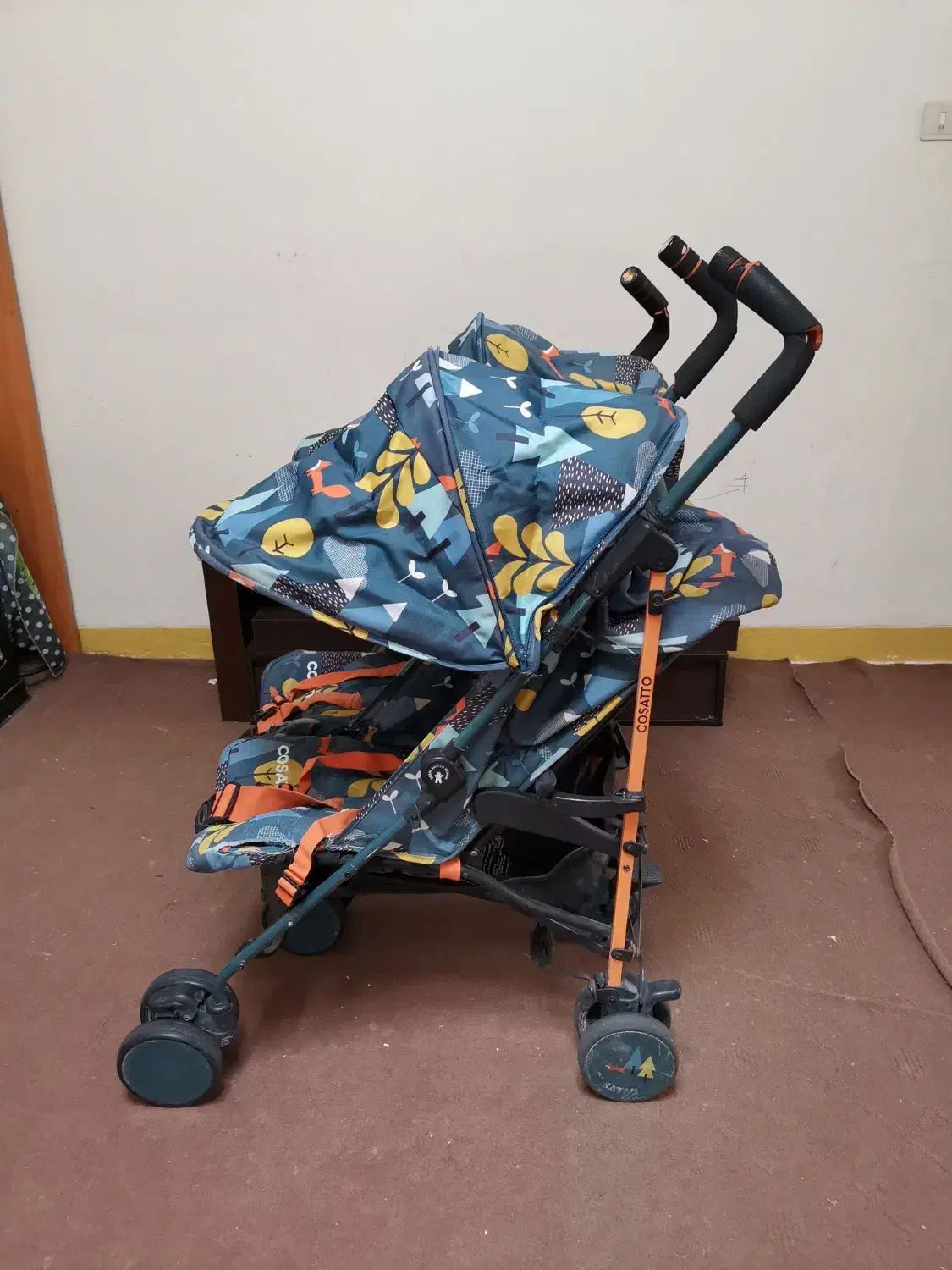 کالسکه دوقلو کوزاتو|کالسکه و لوازم جانبی|قم, شهرک مهدیه|دیوار