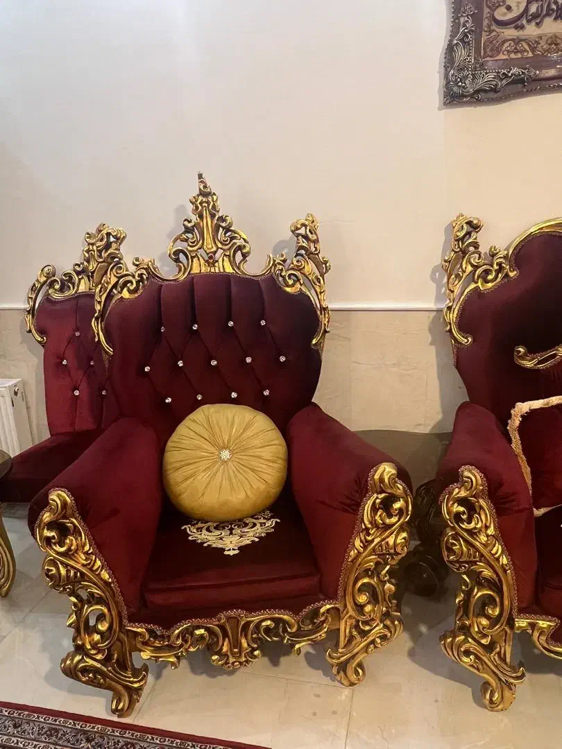 مبل مجلسی تمام چوب راش در حد|مبلمان خانگی و میز عسلی|کاشان, فاز ۲ ناجی آباد|دیوار