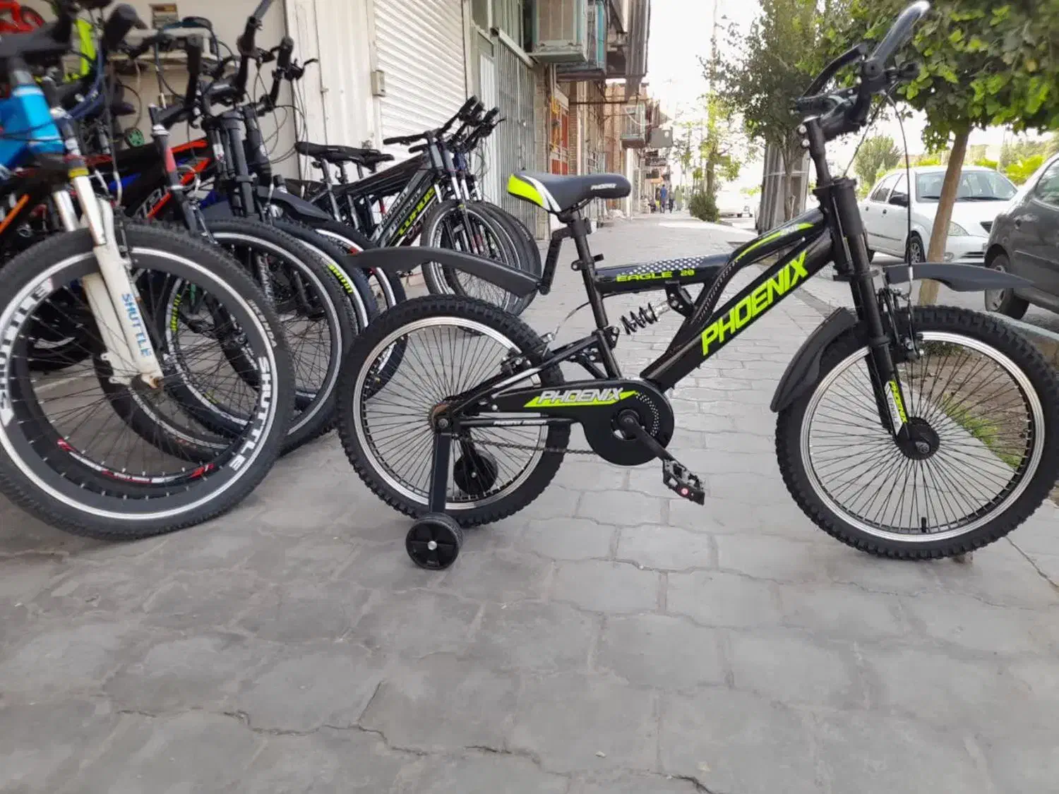 دوچرخه ۲۰ دو کمک رنگ موتوری اعلا|دوچرخه، اسکیت، اسکوتر|یزد, |دیوار