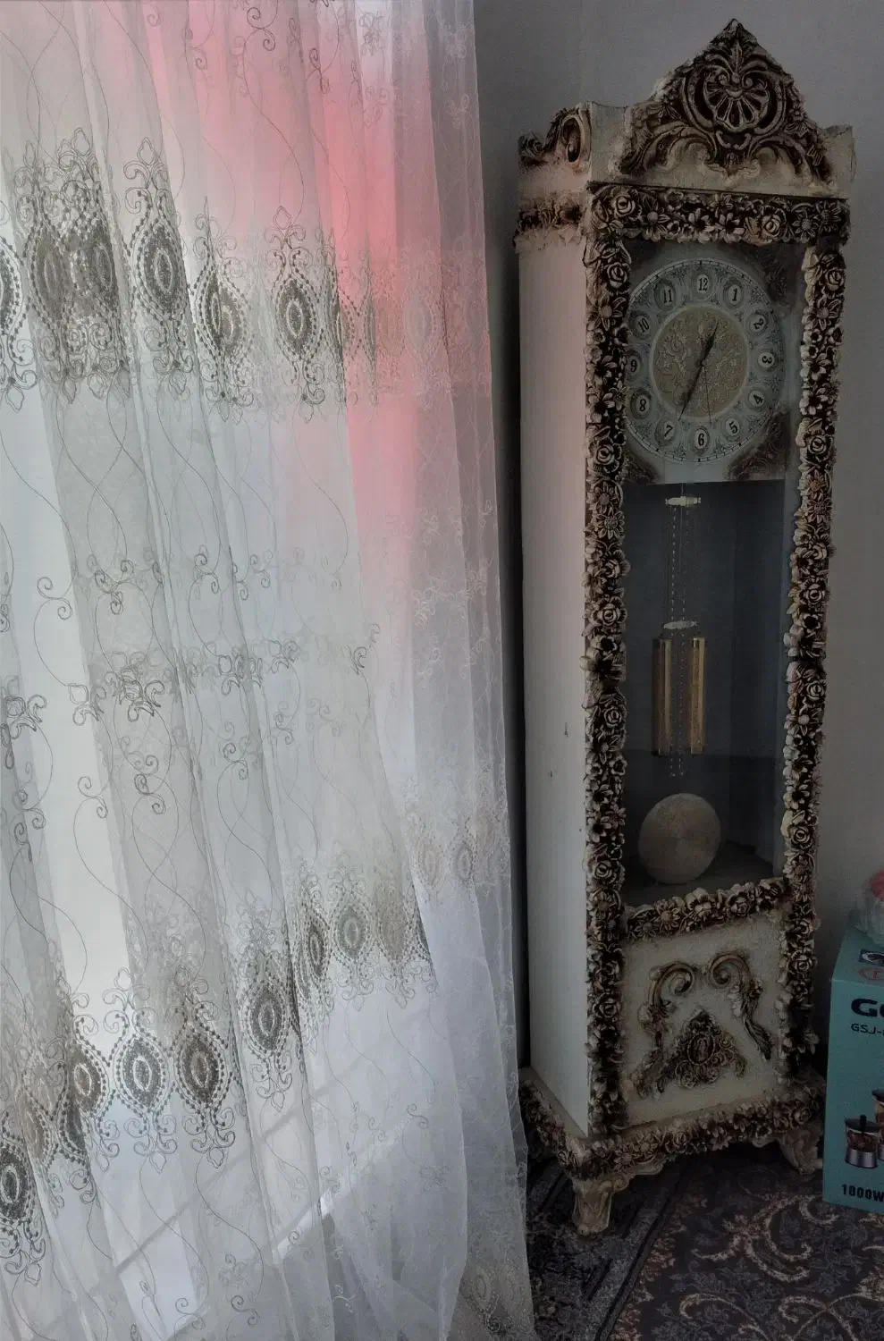 ساعت سرپایی استخوانی|ساعت دیواری و تزئینی|کنگاور, |دیوار