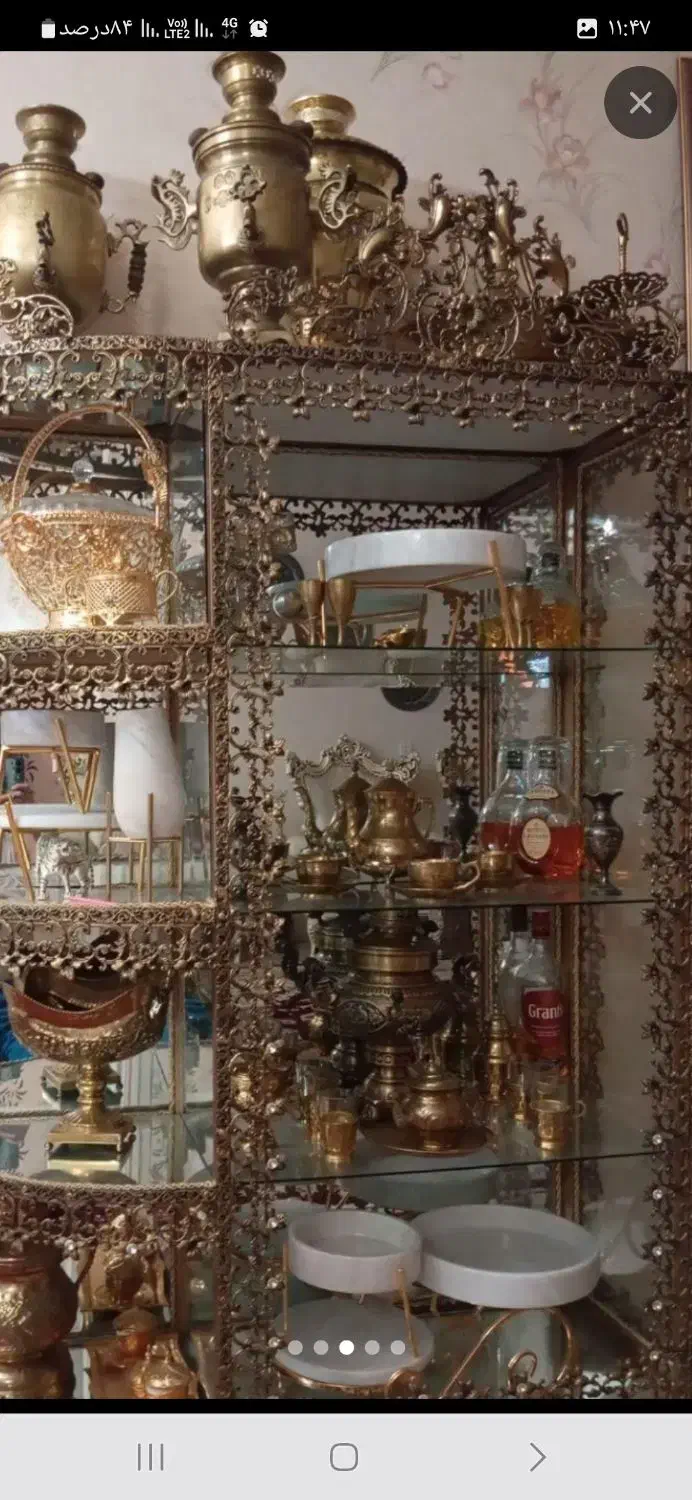 سمساری و خریدوسایل دکوری برنزی|بوفه، ویترین، کنسول|تبریز, |دیوار