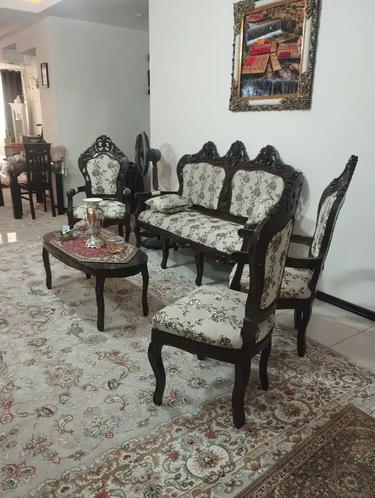 مبل سلطنتی چوب گردو|مبلمان خانگی و میز عسلی|فردیس, شهرک وحدت|دیوار