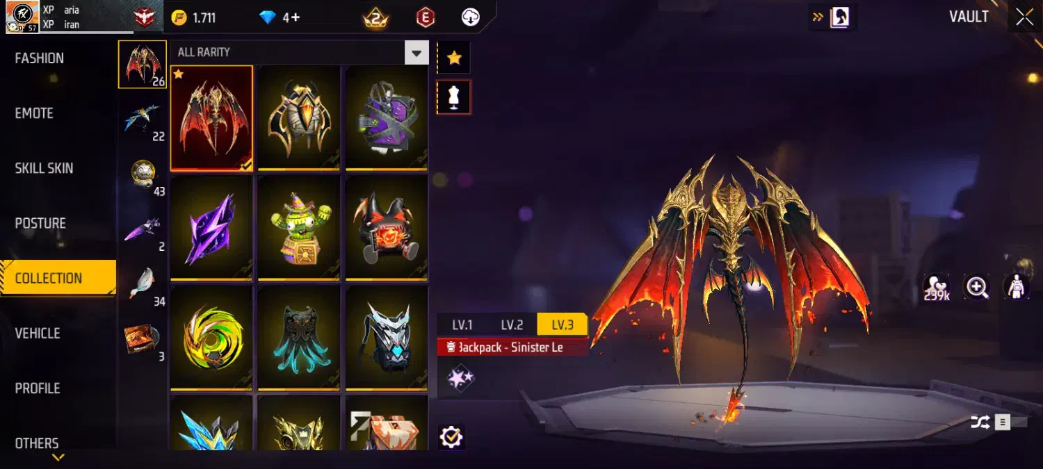 اکانت فری فایر|کنسول، بازی ویدئویی و آنلاین|شیروان (خراسان), |دیوار