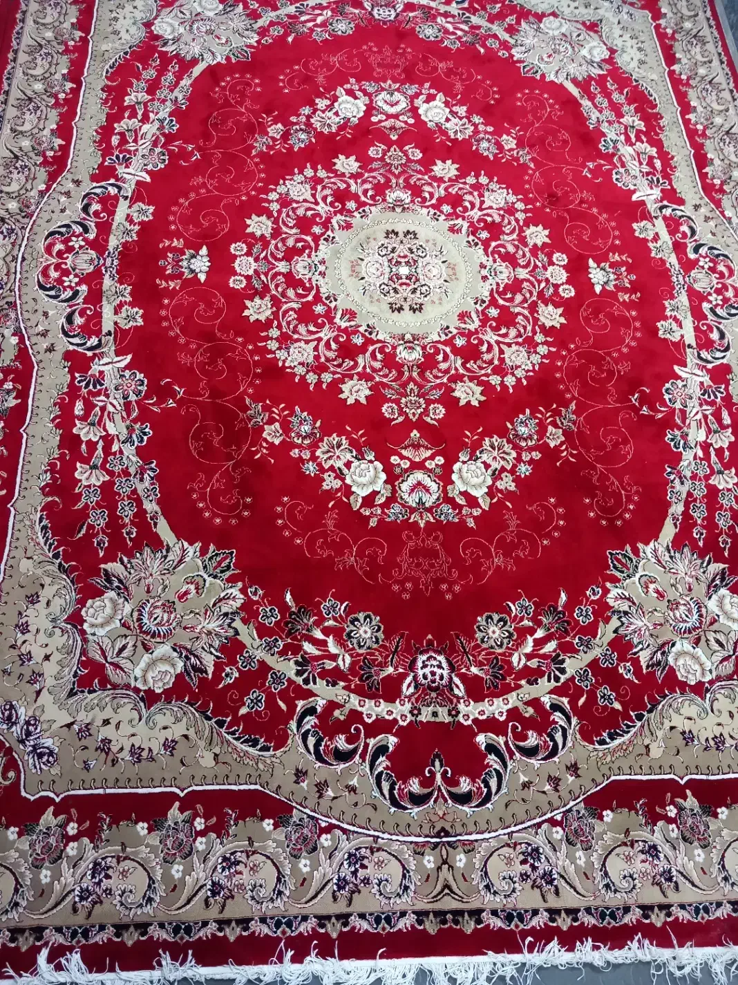 4 عدد قالی یه رنگ دونه ای 7600|فرش|باغ ملک, |دیوار