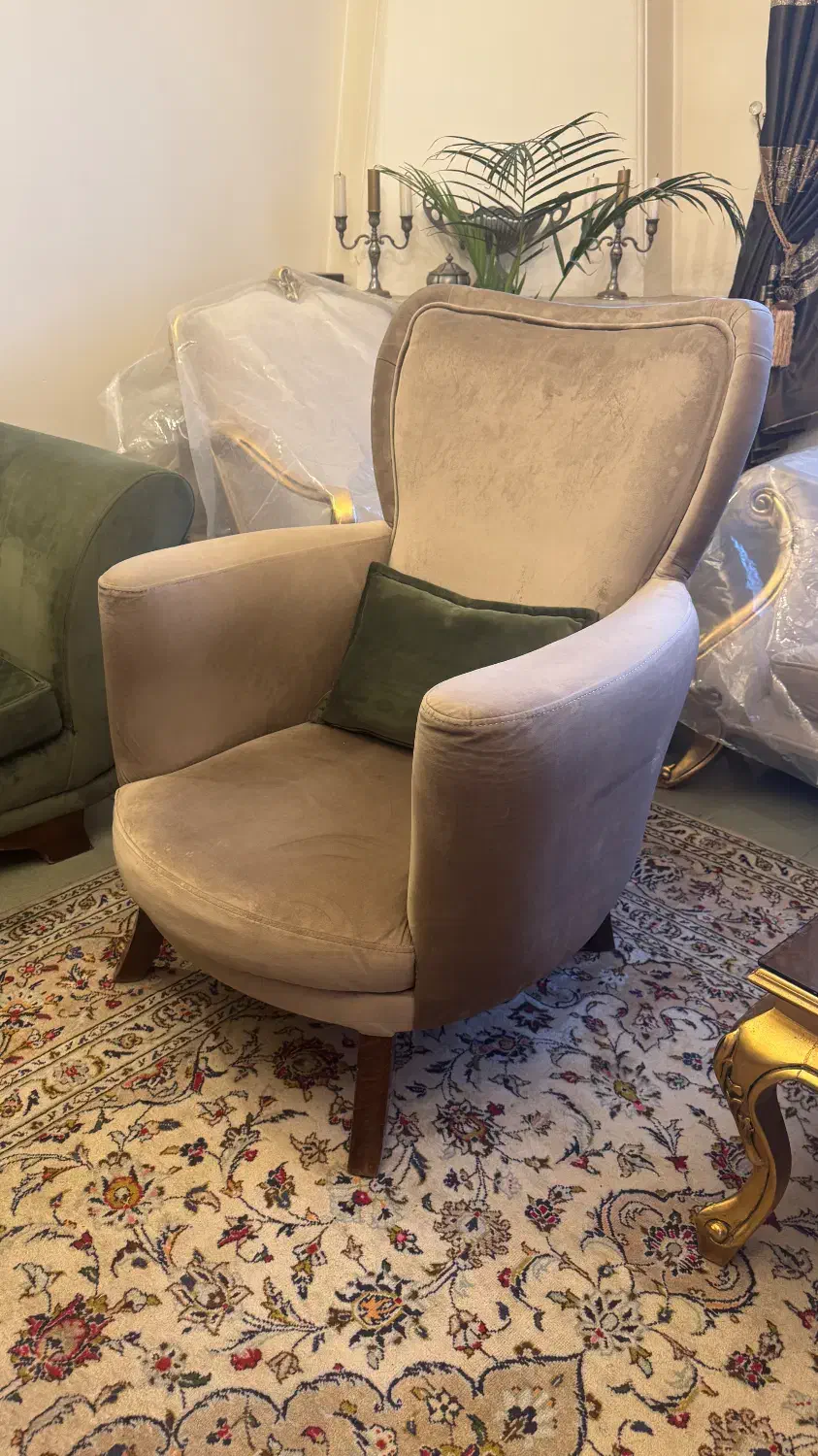 مبل راحتی نیم ست ۵ نفره|مبلمان خانگی و میز عسلی|تهران, سوهانک|دیوار