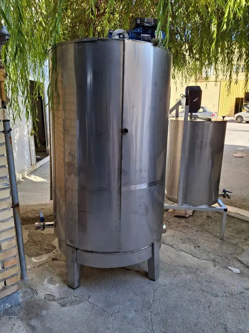 پاتیل پخت شیر دیگ چلو پز پروسس تانک میکسر 1000|ظروف پخت‌وپز|بندرعباس, |دیوار