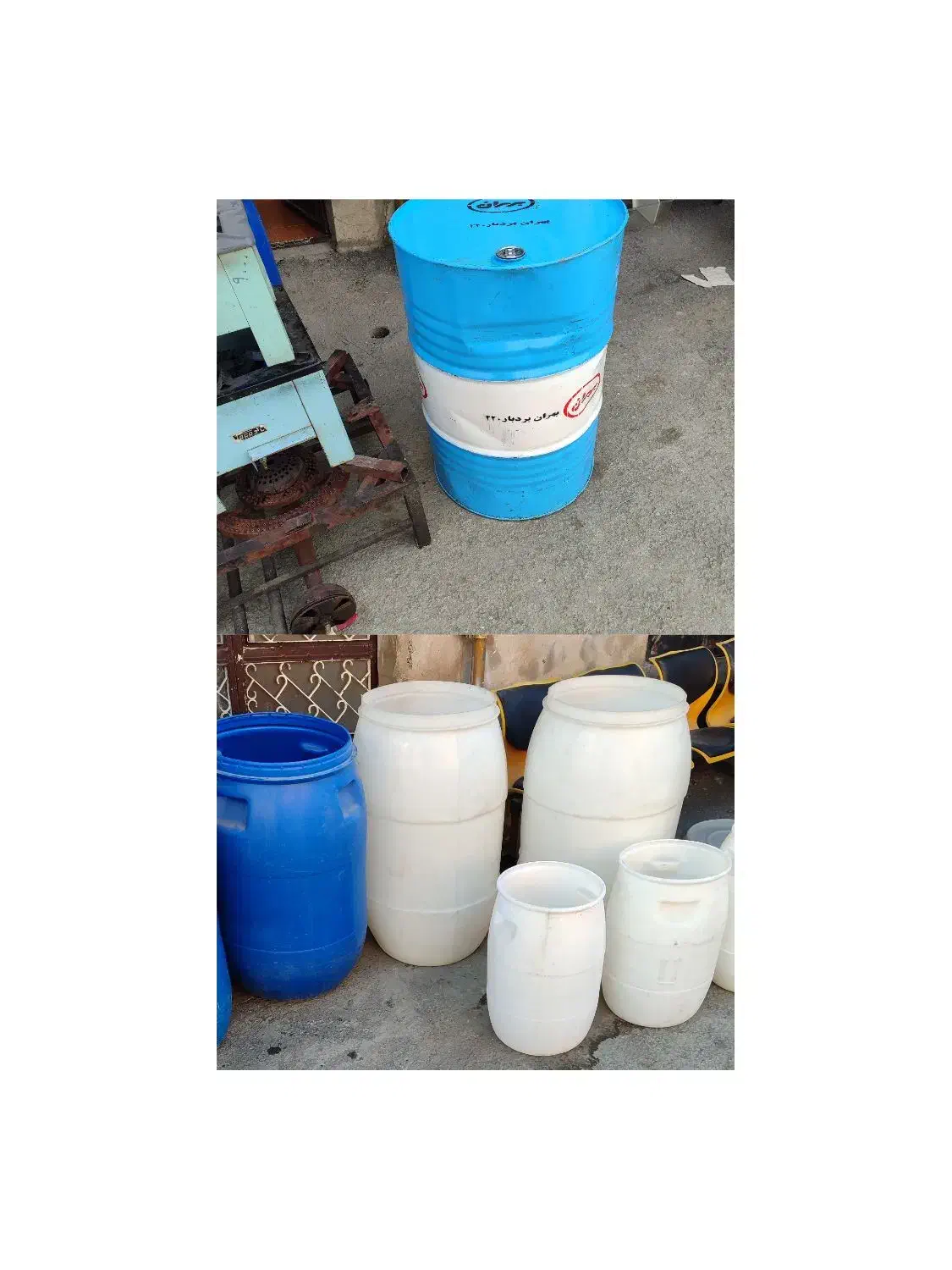 بشکه|ظروف نگهدارنده، پلاستیکی، یک‌بارمصرف|سنندج, |دیوار