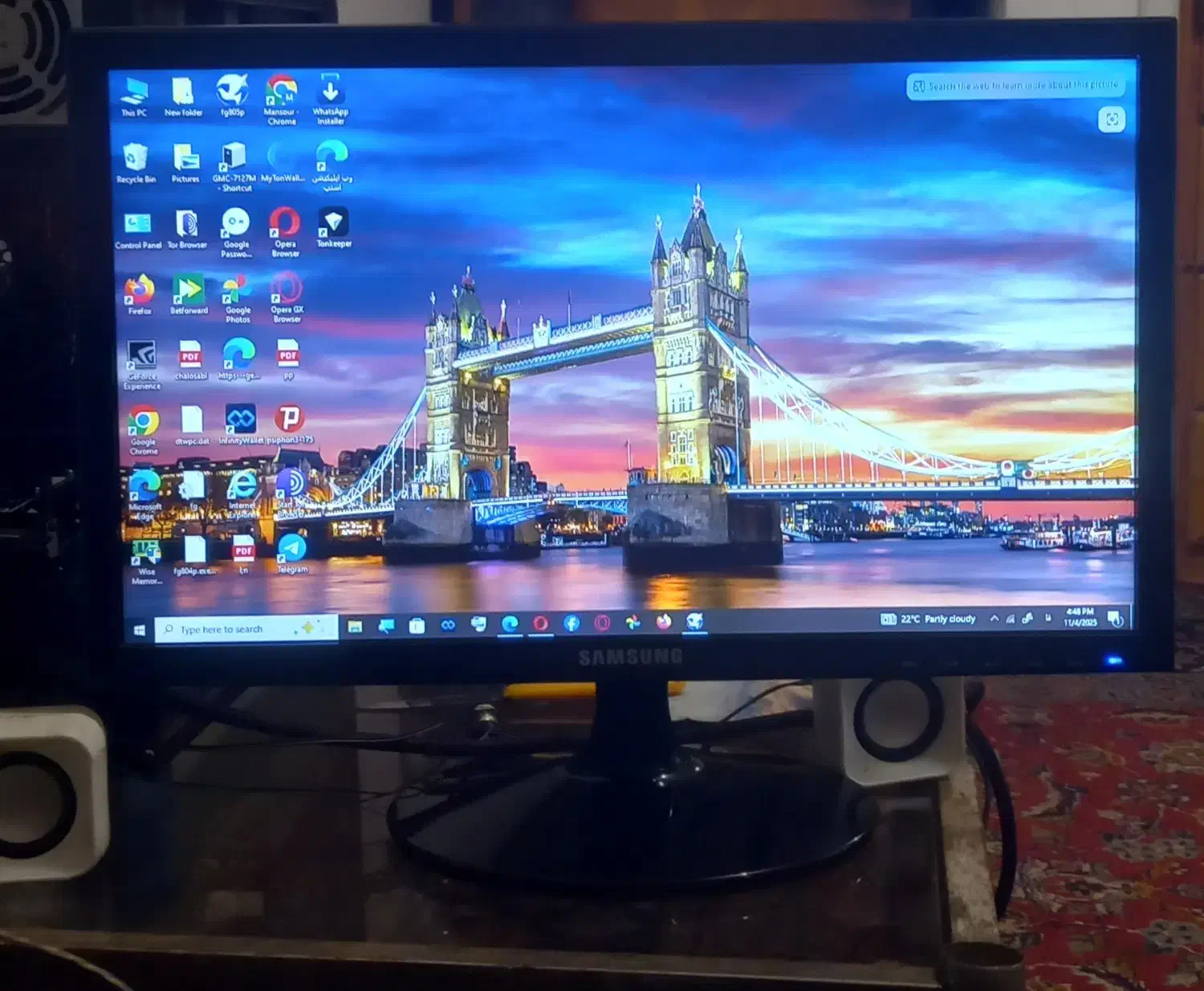 سامسونگ ۲۰اینچ سام سرویس S20H325B پلس|قطعات و لوازم جانبی رایانه|ایزدشهر, |دیوار