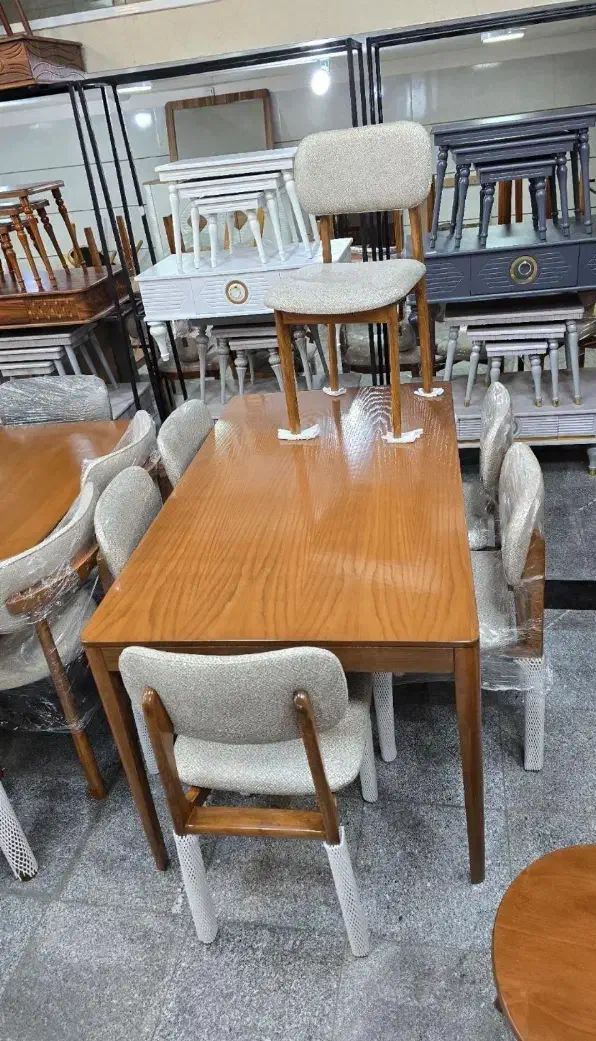 میز ناهار خوری|میز و صندلی غذاخوری|مشکیندشت, |دیوار