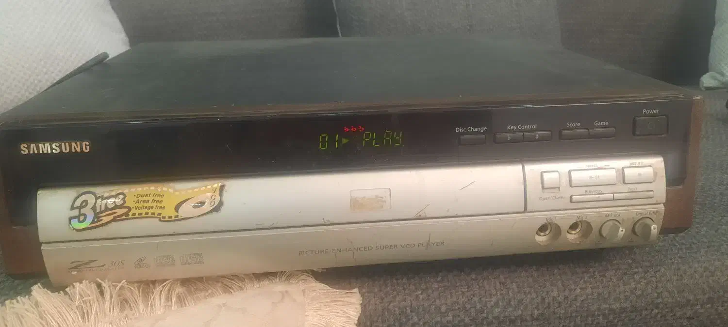 ویدئو سی دی سه دیسک سامسونگ|پخش‌کننده DVD و ویدیو|شیراز, لاله|دیوار
