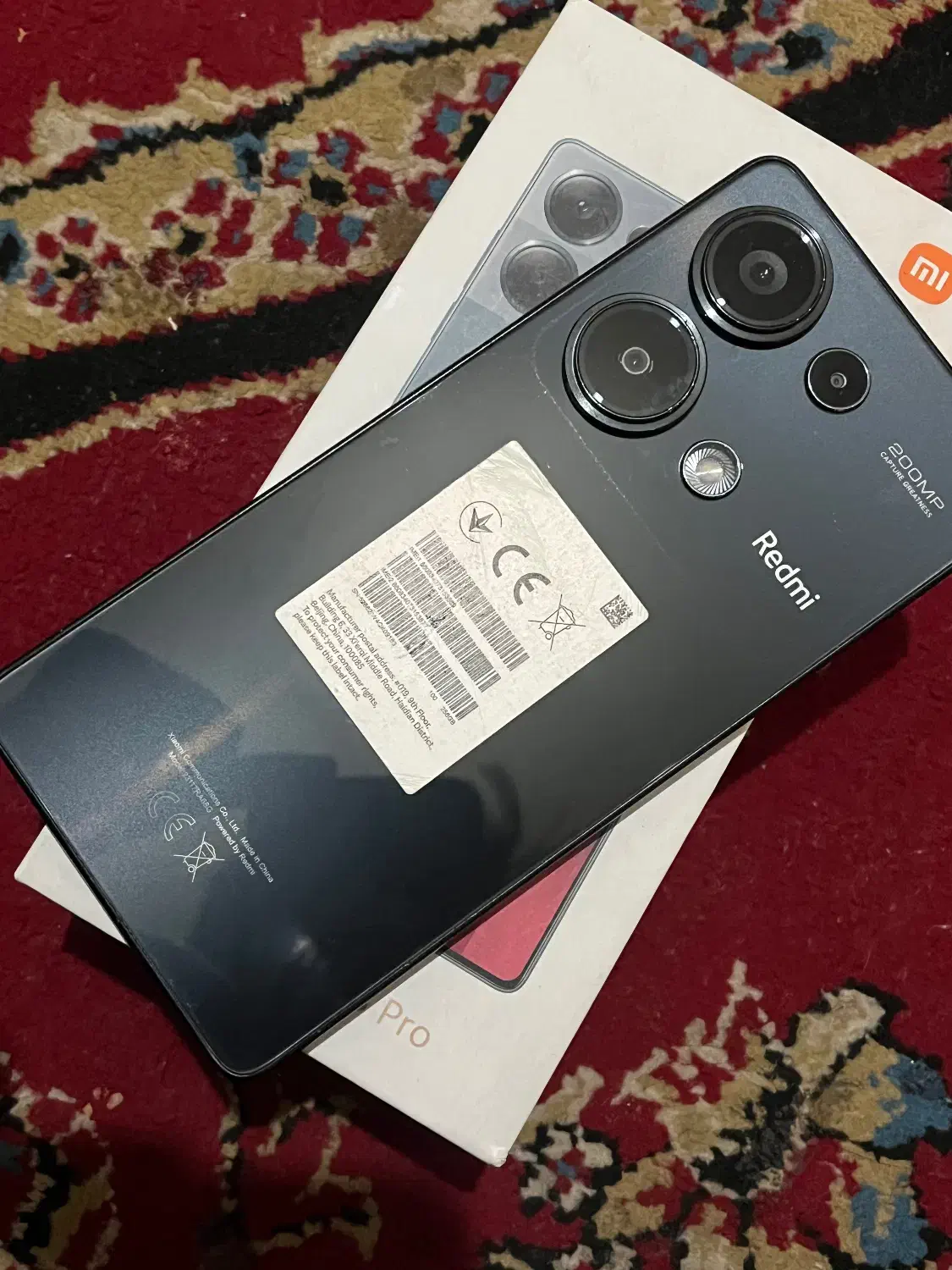 نوت 13پرو مشکی|موبایل|یزد, |دیوار