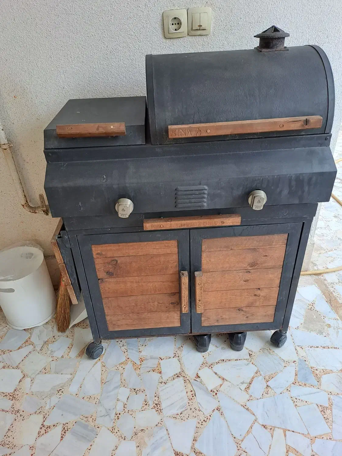 کباب پز گازی زغالی تمیز نو|اجاق گاز و لوازم برقی پخت‌وپز|رشت, بازار|دیوار