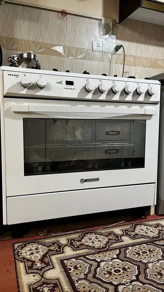 اجاق گاز فر دار اسنوا در حد نو|اجاق گاز و لوازم برقی پخت‌وپز|نیشابور, شهرک فیروزه|دیوار