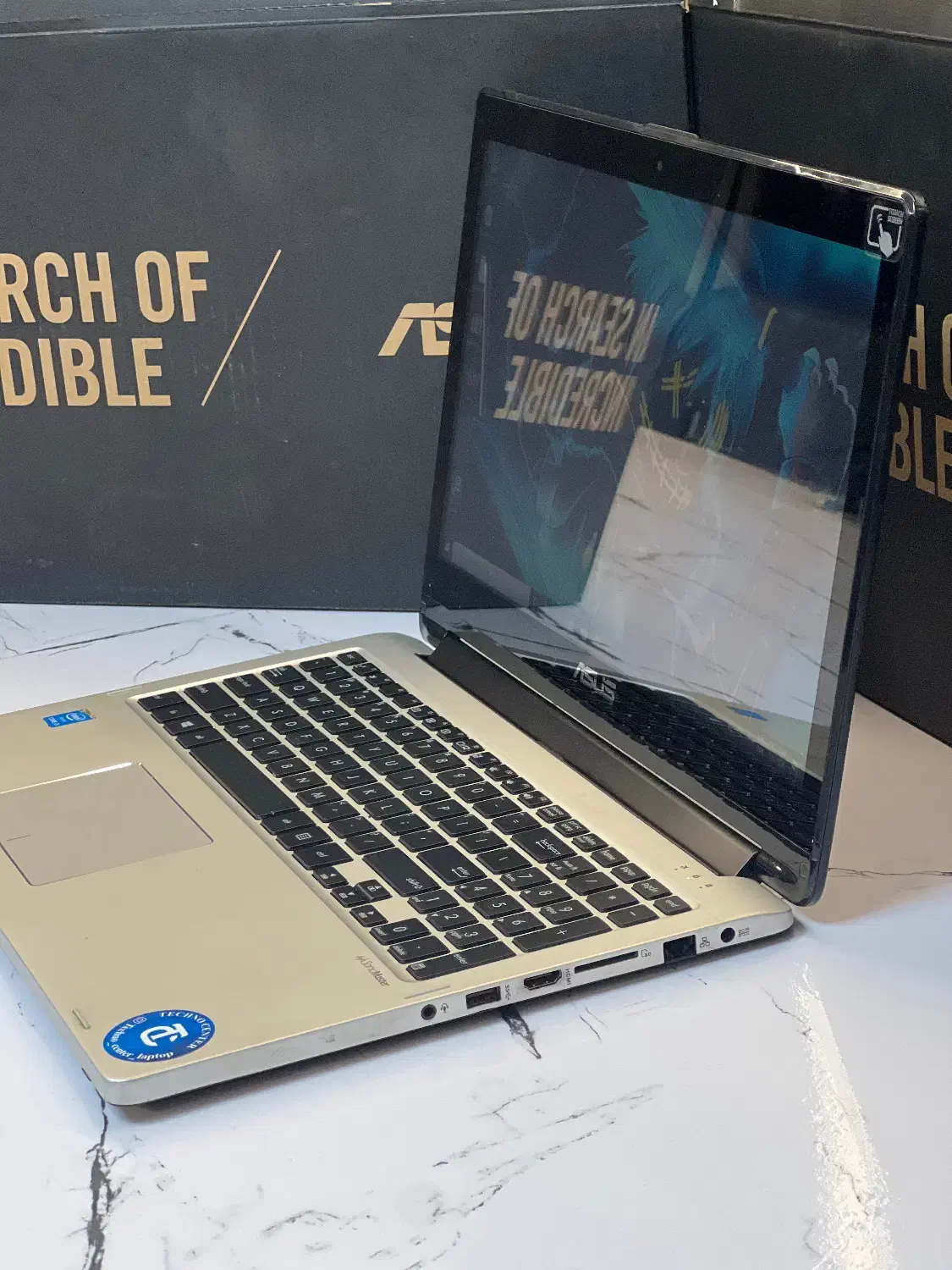 لپتاپ asus با صفحه لمسی و بسیار تمیز|رایانه همراه|تهران, بلوار کشاورز|دیوار