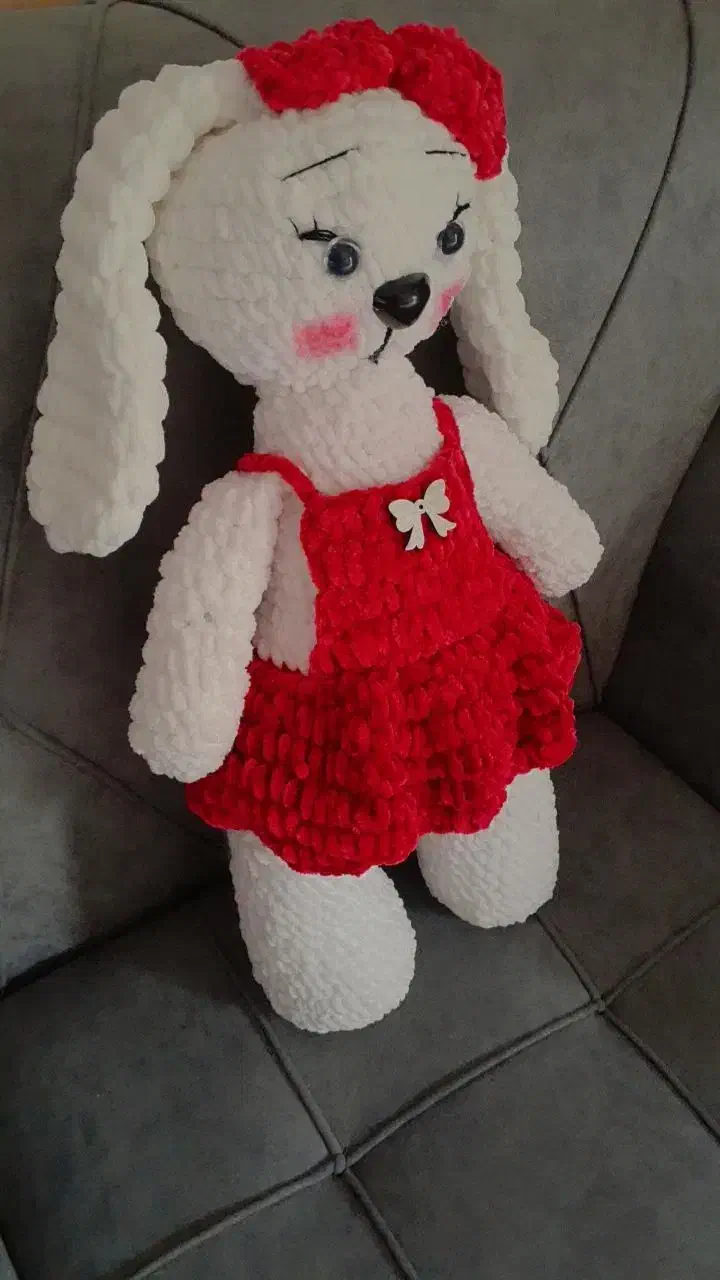 عروسک دست بافت با کاموا مخمل|اسباب‌‌بازی|برازجان, |دیوار