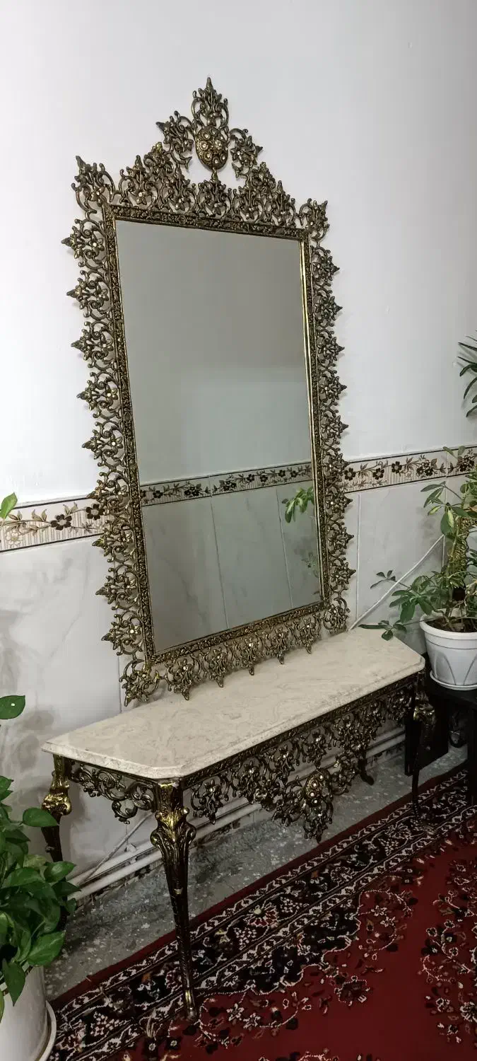 آینه کنسول برنز|آینه|کرمانشاه, |دیوار