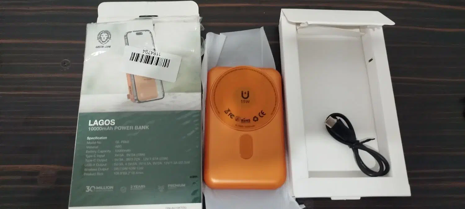 پاور بانک وایرلس|لوازم جانبی موبایل و تبلت|رشت, آب و برق|دیوار