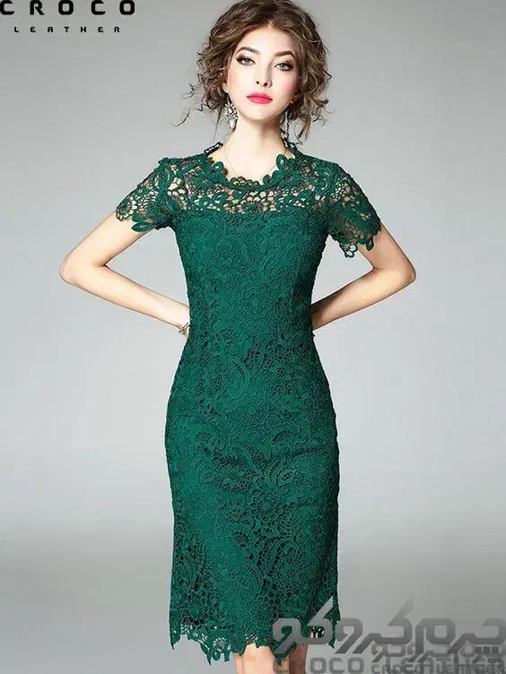 پیرهن گیپور سفید نونو|لباس|بروجرد, |دیوار